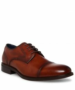 STEVEMADDEN BANNY COGNAC LEATHER MEN'S
