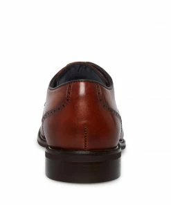 STEVEMADDEN BANNY COGNAC LEATHER MEN'S