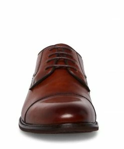 STEVEMADDEN BANNY COGNAC LEATHER MEN'S