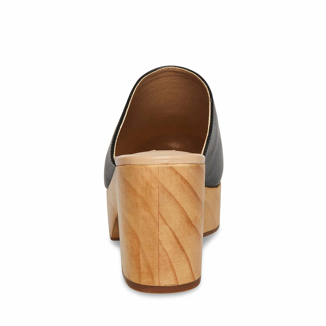 SteveMadden WOMEN’S SHOES BAYRIDGE BLACK LEATHER