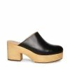 SteveMadden WOMEN’S SHOES BAYRIDGE BLACK LEATHER