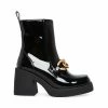 STEVEMADDEN NEW & NOW BLOOMS BLACK PATENT