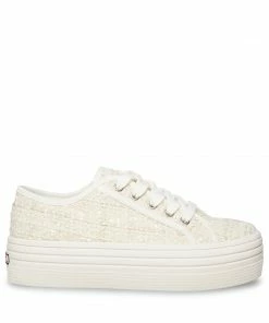 SteveMadden BOBBI 30 BEIGE MULTI WOMEN’S SHOES