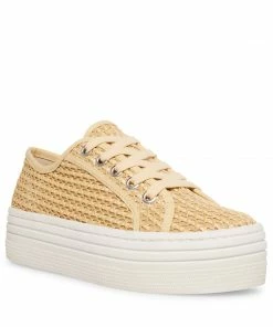SteveMadden BOBBI 30 NATURAL RAFFIA WOMEN’S SHOES