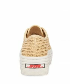SteveMadden BOBBI 30 NATURAL RAFFIA WOMEN’S SHOES