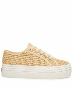 SteveMadden BOBBI 30 NATURAL RAFFIA WOMEN’S SHOES