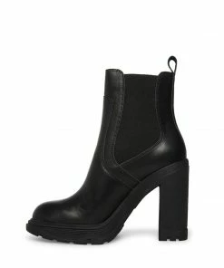 SteveMadden WOMEN’S SHOES BONUS BLACK LEATHER