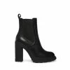SteveMadden WOMEN’S SHOES BONUS BLACK LEATHER