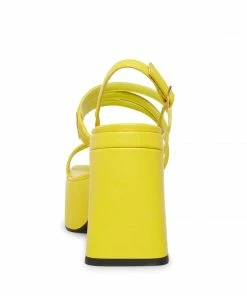 SteveMadden BOSSY YELLOW LEATHER