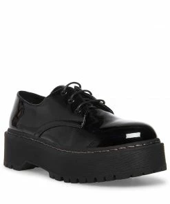 SteveMadden BRENTON BLACK PATENT WOMEN’S SHOES