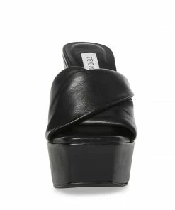 SteveMadden BRIANNA BLACK LEATHER