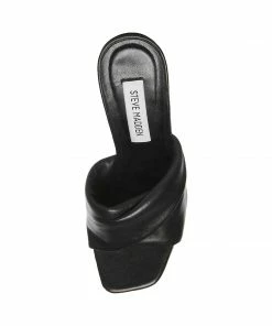 SteveMadden BRIANNA BLACK LEATHER