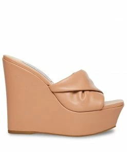 SteveMadden BRIANNA TAN LEATHER WOMEN’S SHOES