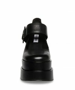 SteveMadden CARLY BLACK LEATHER