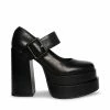 SteveMadden CARLY BLACK LEATHER