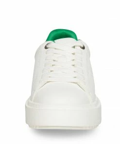 SteveMadden WOMEN’S SHOES CATCHER GREEN SNAKE