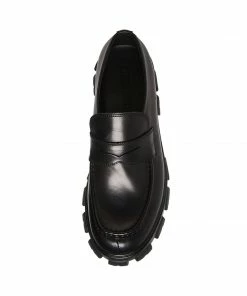 SteveMadden CENTRO BLACK LEATHER MEN'S