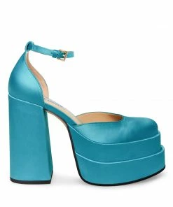 SteveMadden CHARLIZE BLUE SATIN