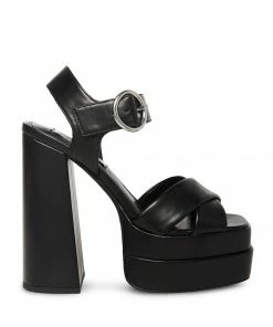 SteveMadden CHARMED BLACK WOMEN’S SHOES