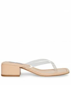 SteveMadden CLAUDETTE CLEAR WOMEN’S SHOES
