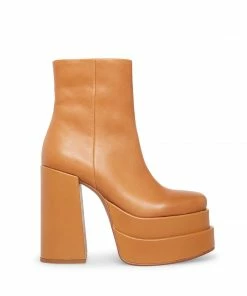 SteveMadden COBRA TAN LEATHER