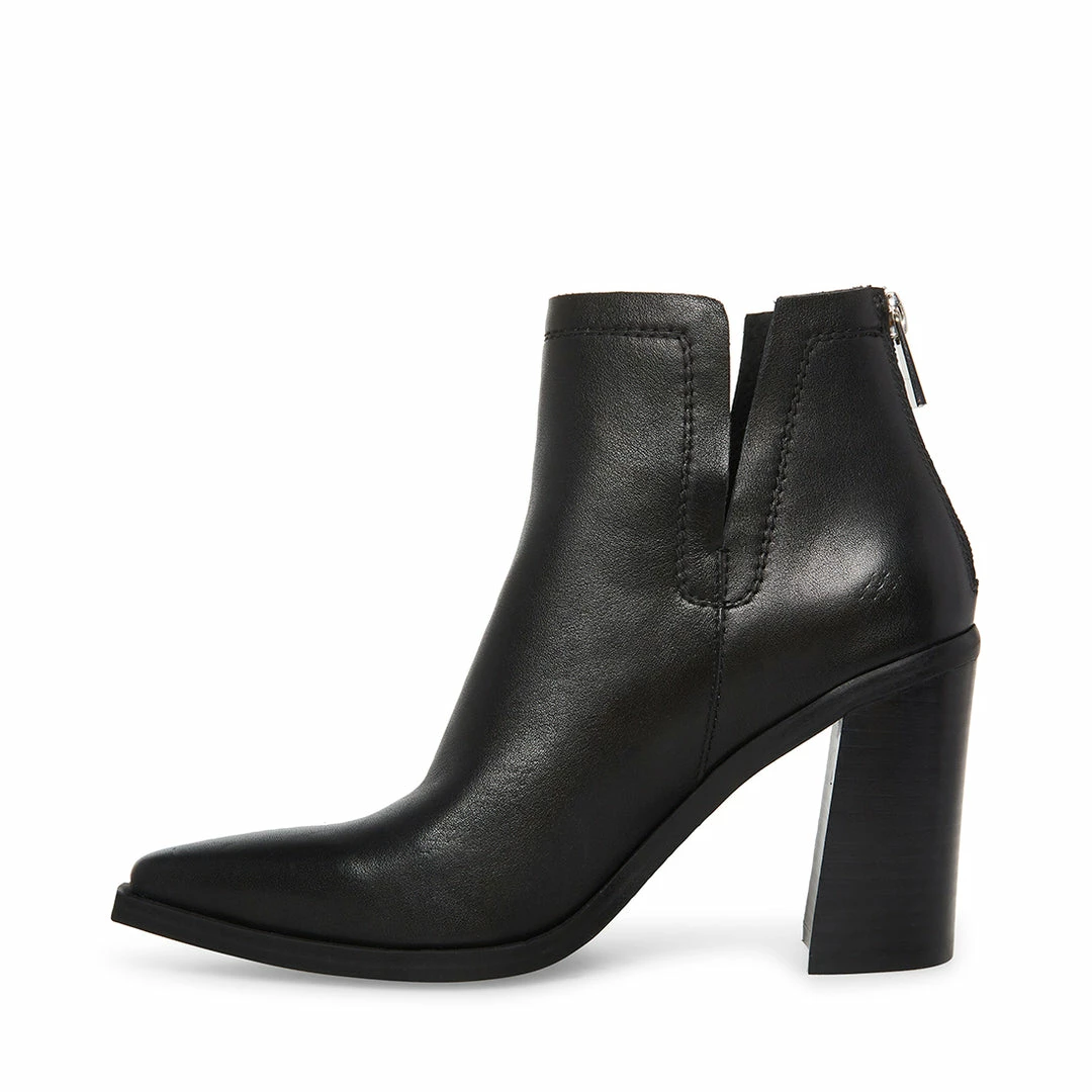 STEVEMADDEN NEW & NOW CORNELIA BLACK LEATHER