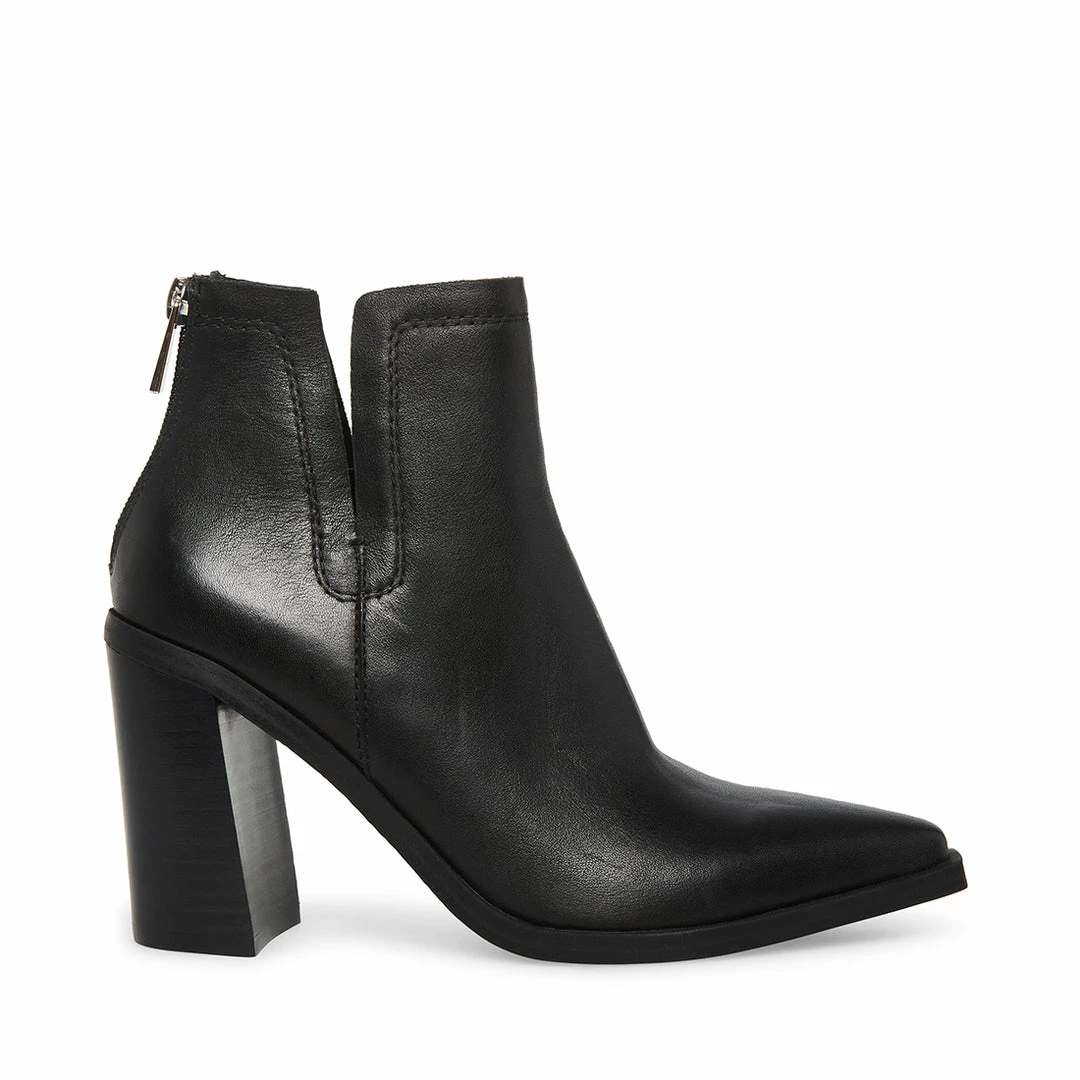 STEVEMADDEN NEW & NOW CORNELIA BLACK LEATHER