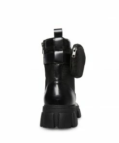 SteveMadden CORTINA BLACK LEATHER