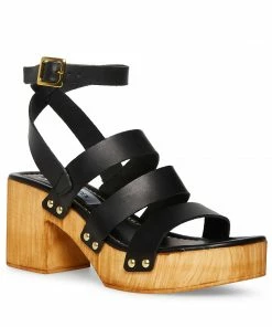 STEVEMADDEN COVE BLACK LEATHER