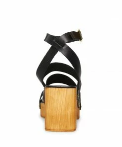 STEVEMADDEN COVE BLACK LEATHER