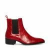 SteveMadden DEX-C RED CROCODILE