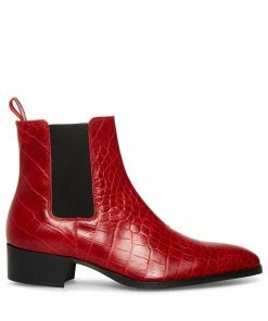 SteveMadden DEX-C RED CROCODILE