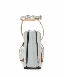 SteveMadden DISCO SILVER WOMEN’S SHOES