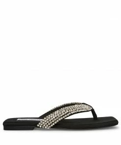 SteveMadden Rhinestones DIVA BLACK MULTI