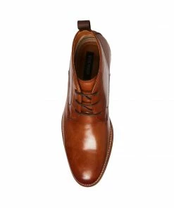 SteveMadden FAVIEN TAN LEATHER MEN'S