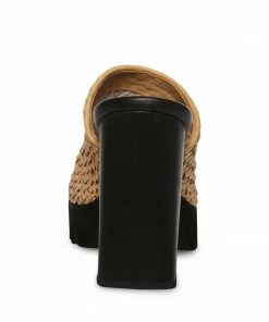 SteveMadden FAYTH SAND LEATHER WOMEN’S SHOES