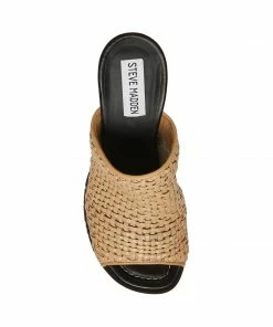 SteveMadden FAYTH SAND LEATHER WOMEN’S SHOES