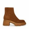 STEVEMADDEN NEW & NOW HALT CHESTNUT SUEDE