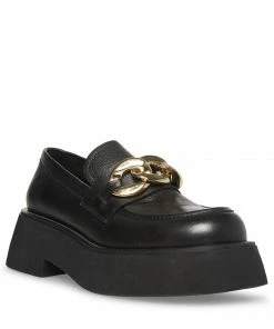 SteveMadden HARBOR BLACK LEATHER