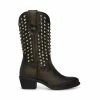 SteveMadden HAYWARD-S BLACK DISTRESSED WOMEN’S SHOES