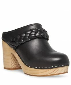 SteveMadden WOMEN’S SHOES HIGHLAND BLACK LEATHER