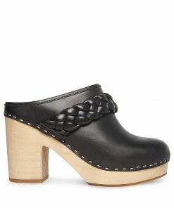 SteveMadden WOMEN’S SHOES HIGHLAND BLACK LEATHER