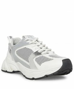 SteveMadden WOMEN’S SHOES ISSAC WHITE/GREY