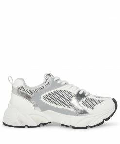 SteveMadden WOMEN’S SHOES ISSAC WHITE/GREY