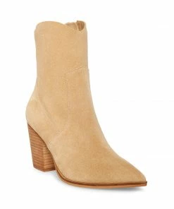 SteveMadden WOMEN’S SHOES JANETTA SAND SUEDE