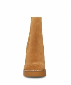 STEVEMADDEN JOLINE CAMEL SUEDE NEW & NOW