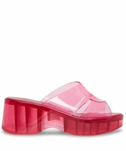 STEVEMADDEN JOSIE PINK Clear Winners