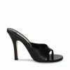 SteveMadden KARINA BLACK LEATHER