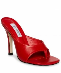SteveMadden KARINA RED LEATHER