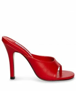 SteveMadden KARINA RED LEATHER